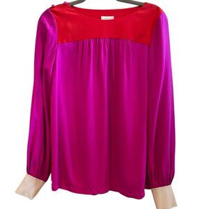Kate Spade New York, Long Sleeve Button Detail Blouse, Sz 4